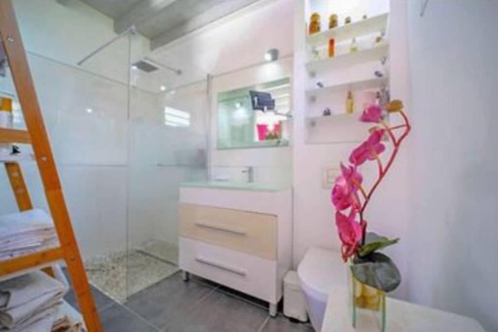 Villa White Piscine A Debordement 圣弗朗索瓦 外观 照片
