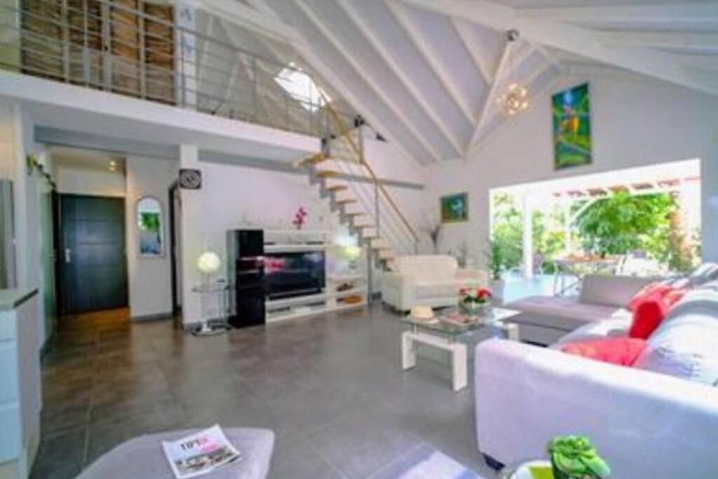 Villa White Piscine A Debordement 圣弗朗索瓦 外观 照片